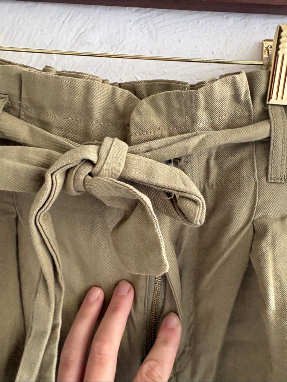 Womans High Rise Paperbag Short size medium - Picture 5 of 6